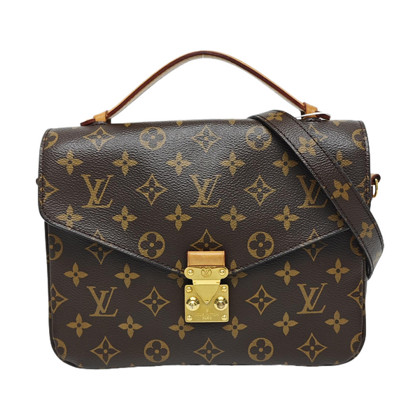Authenticated pre-owned  MÉTIS MM Monogram Coated Canvas Brown - Shoulder Bag at Looply