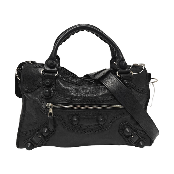 Classic City Medium Lambskin Black