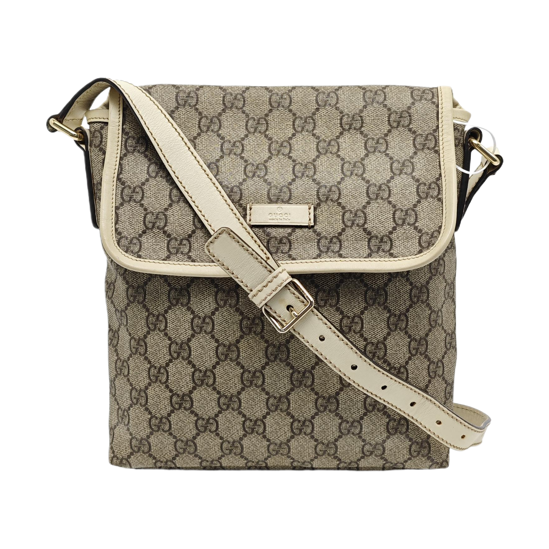 Ligne Shima Monogram Coated Canvas Beige