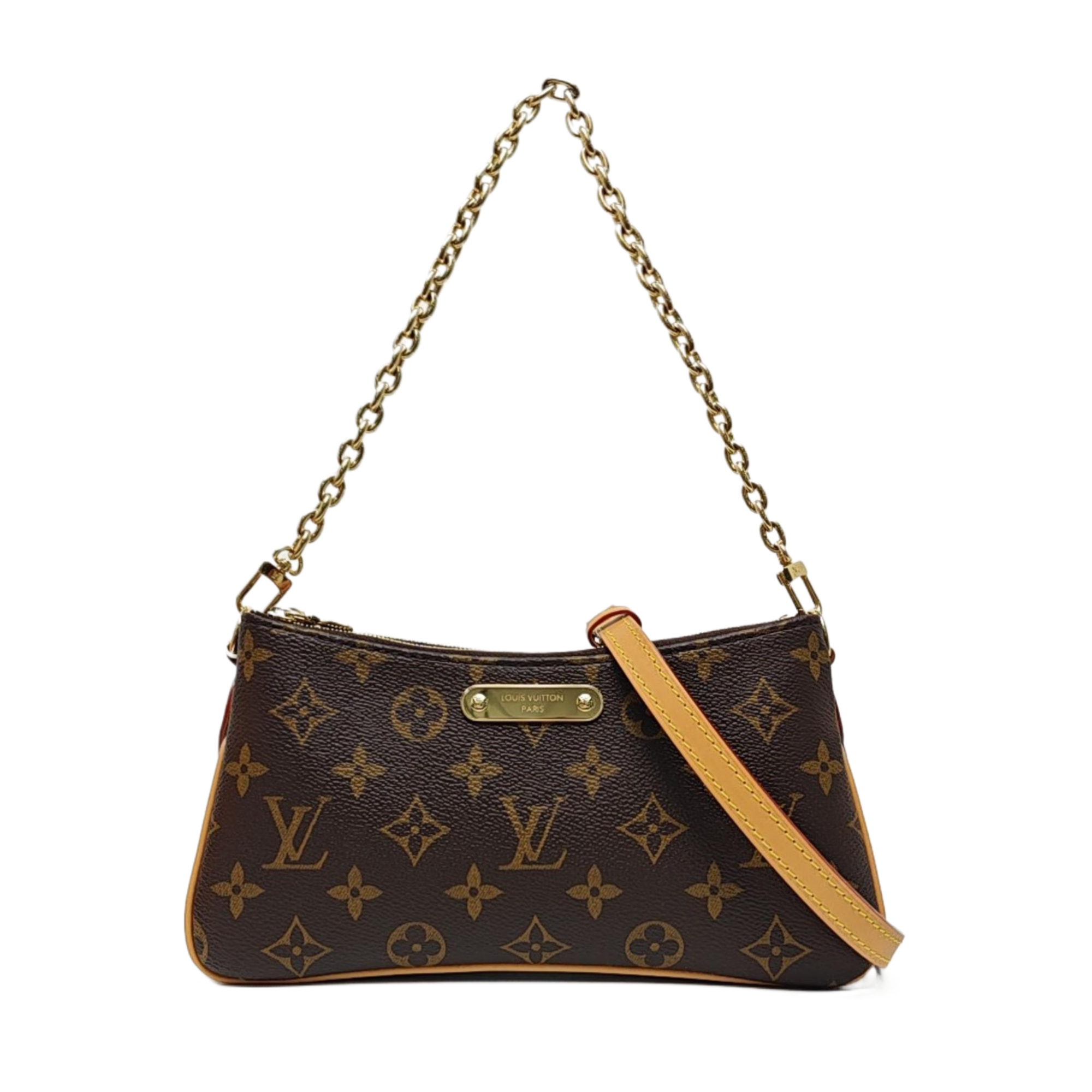 LIV POCHETTE Monogram Coated Canvas Brown