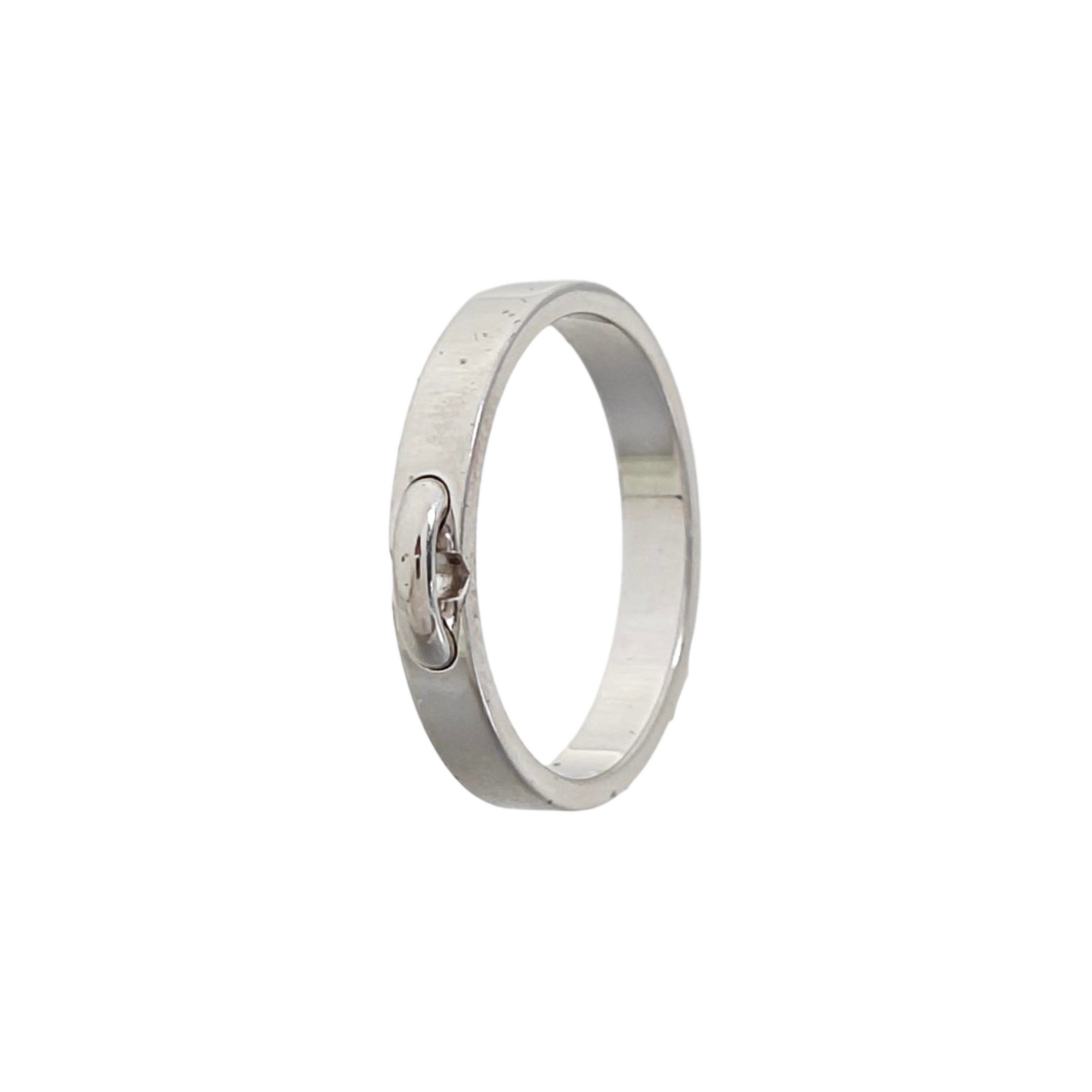 Liens Évidence Platinum 950 Silver Ring EU 52
