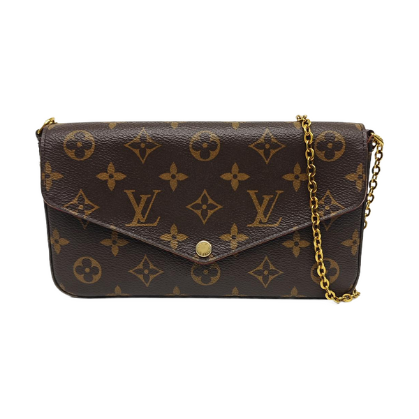 FÉLICIE Monogram Coated Canvas Brown