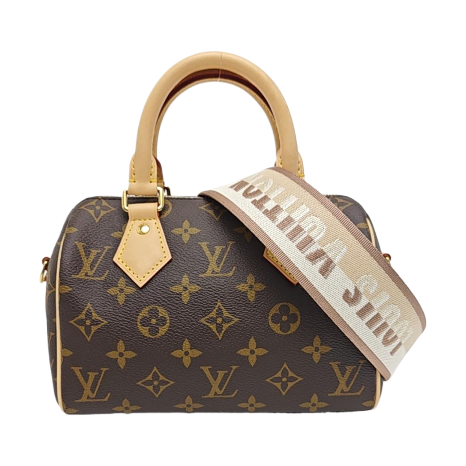 SPEEDY 20 Monogram Coated Canvas Brown
