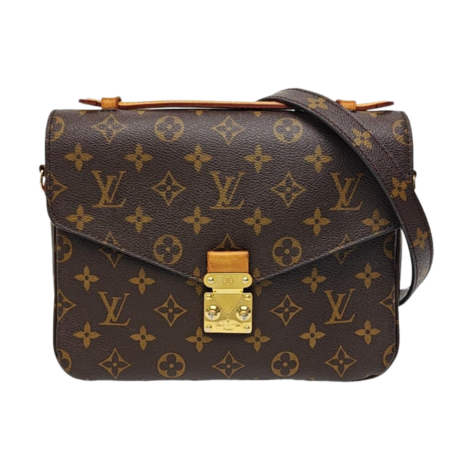 MÉTIS MM Monogram Coated Canvas Brown