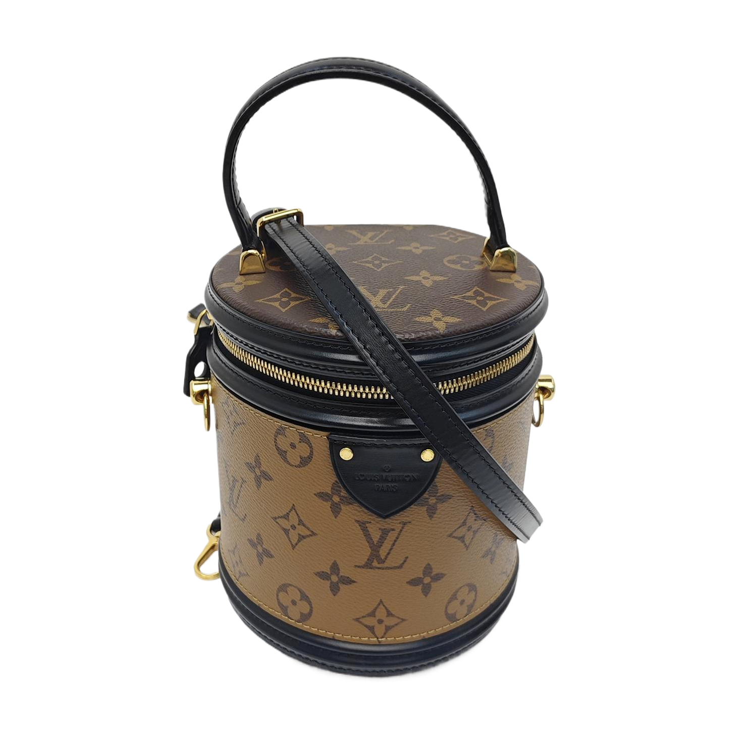 CANNES PM Monogram Coated Canvas Brown