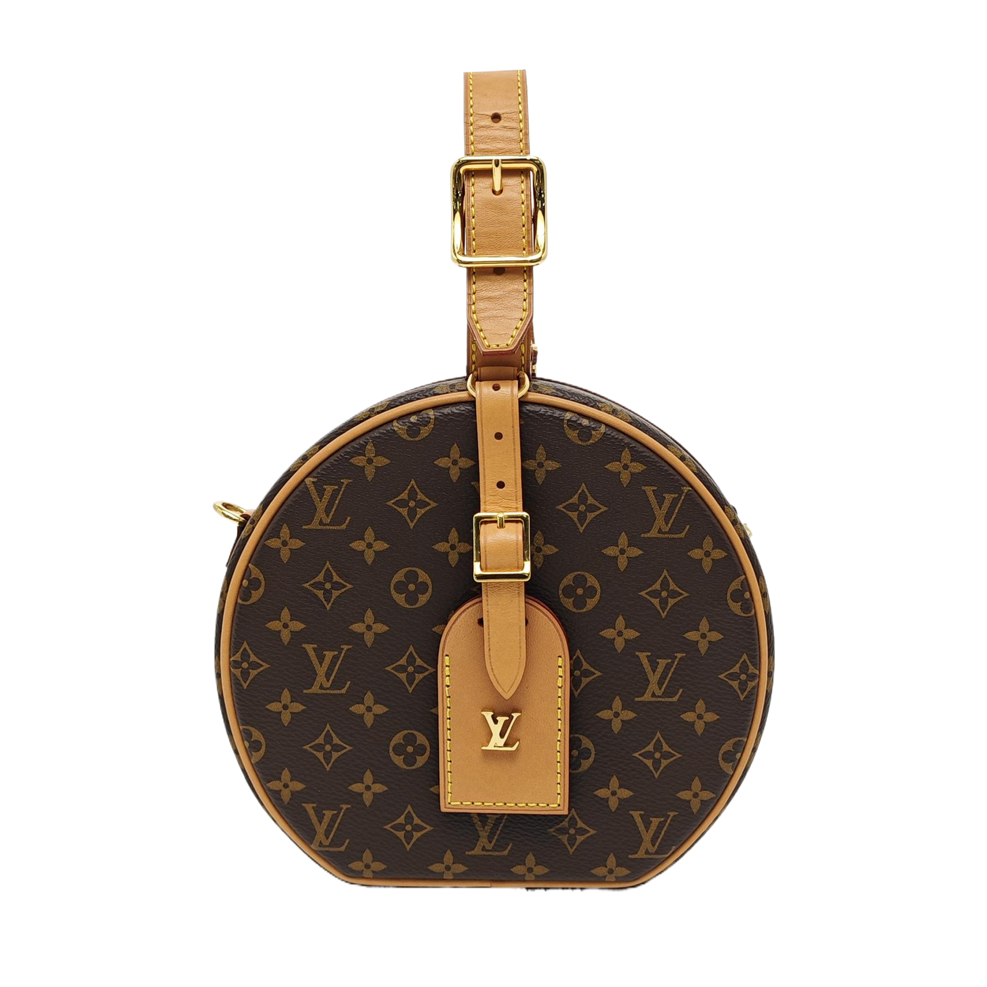 BOITE CHAPEAU PM Monogram Coated Canvas Brown