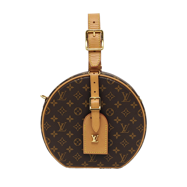 BOITE CHAPEAU PM Monogram Coated Canvas Brown