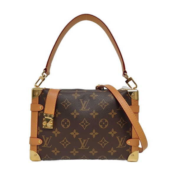 SIDE TRUNK MM Monogram Coated Canvas Brown