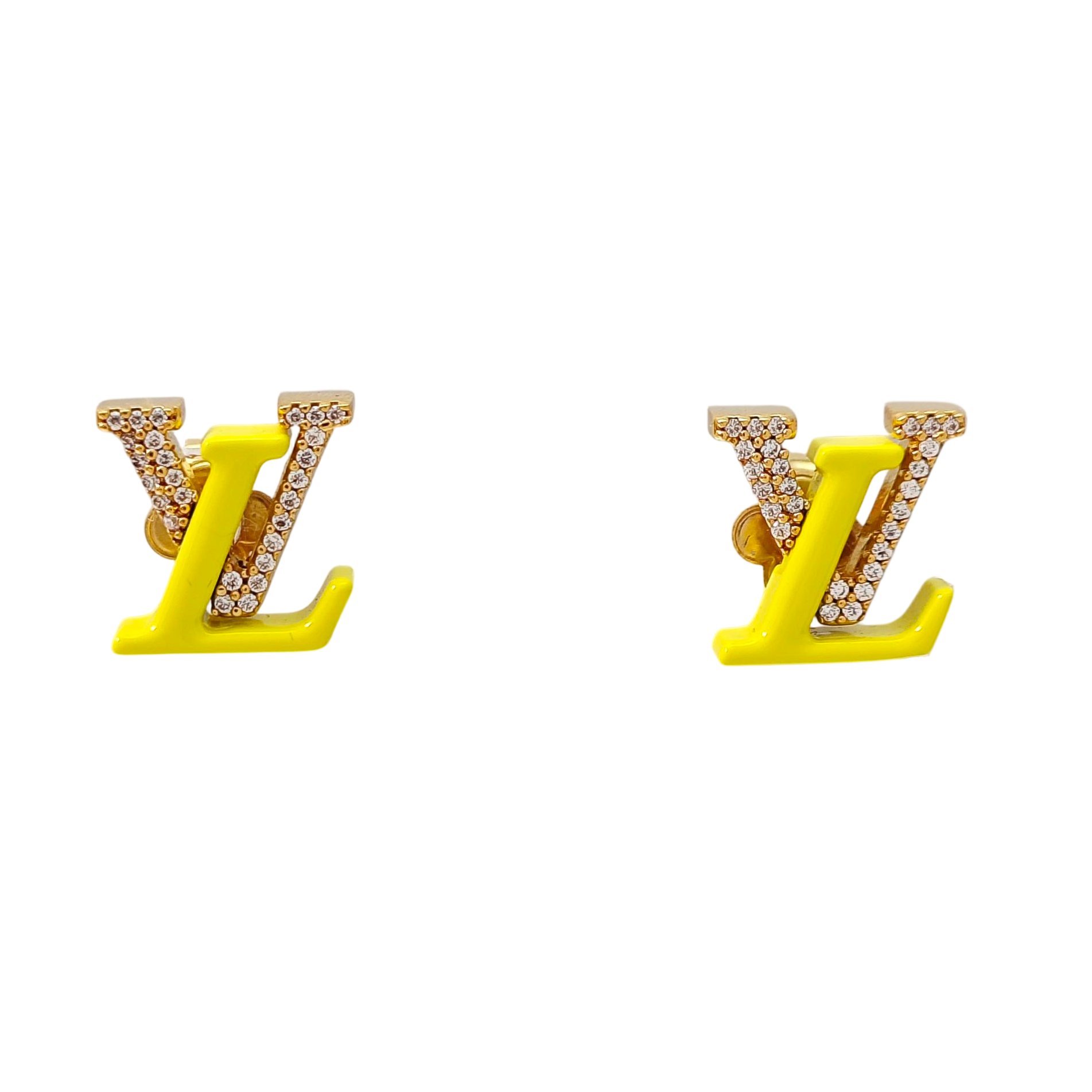 Metal Gold Stud Earrings