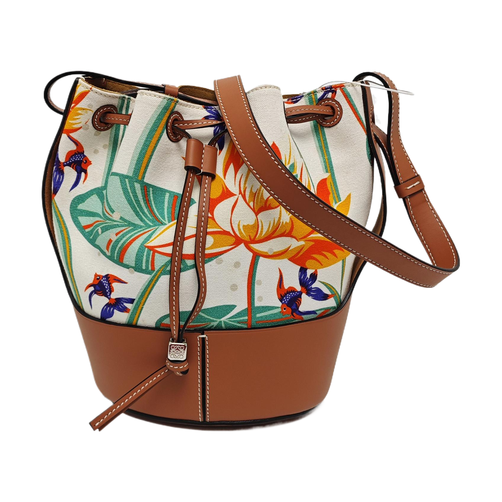 Authenticated pre-owned  Balloon Canvas Multicolor - Bucket Bag at Looply