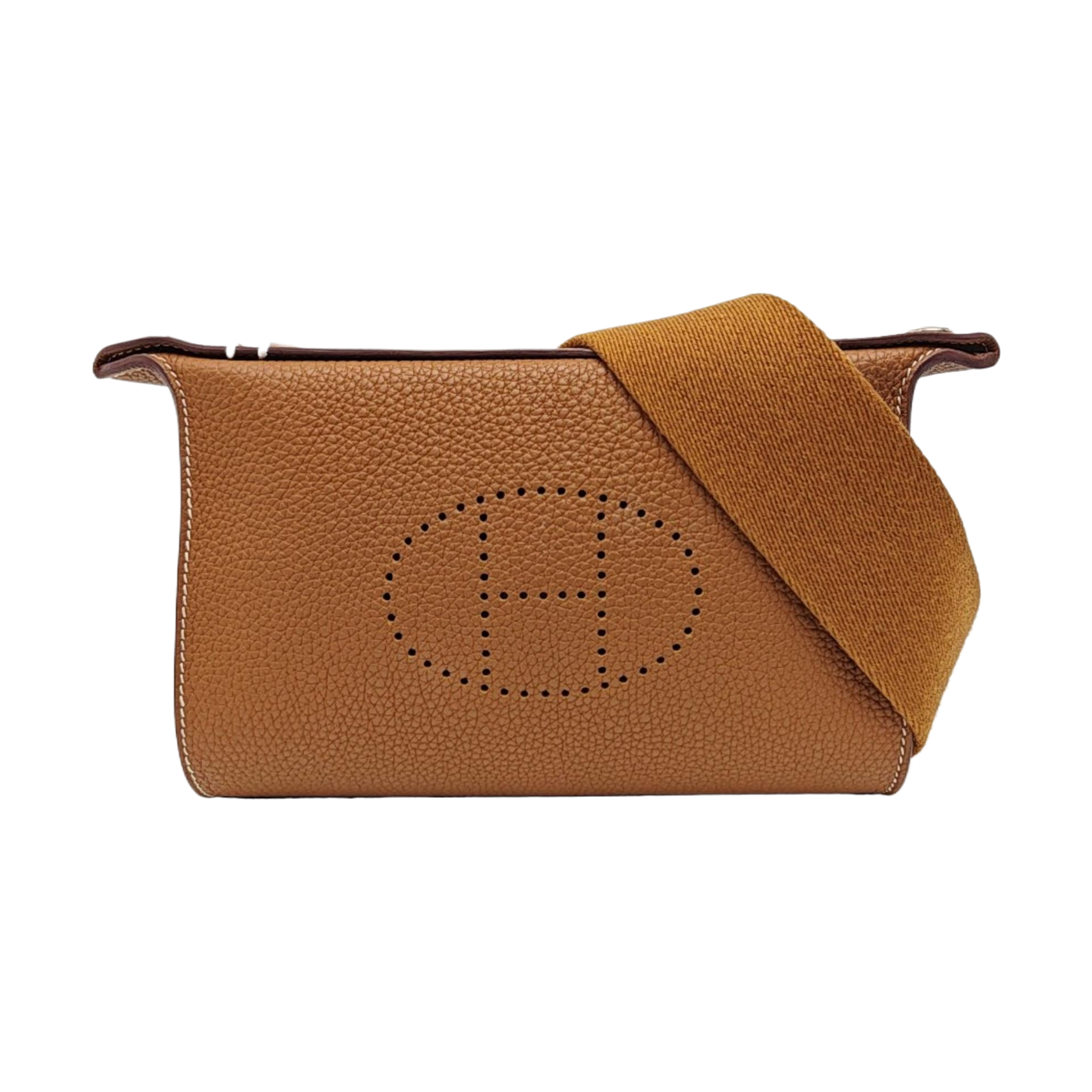 VIDEPOCHES Calfskin Brown