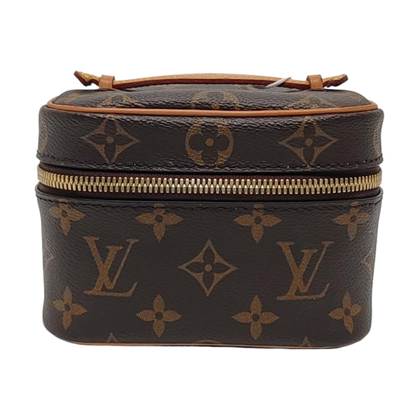 NICE Super Mini Monogram Coated Canvas Brown