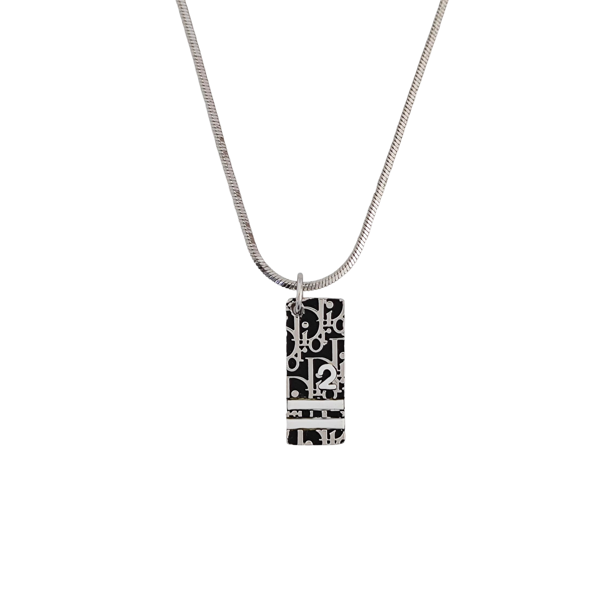 Trotter 2 Metal Silver Necklace