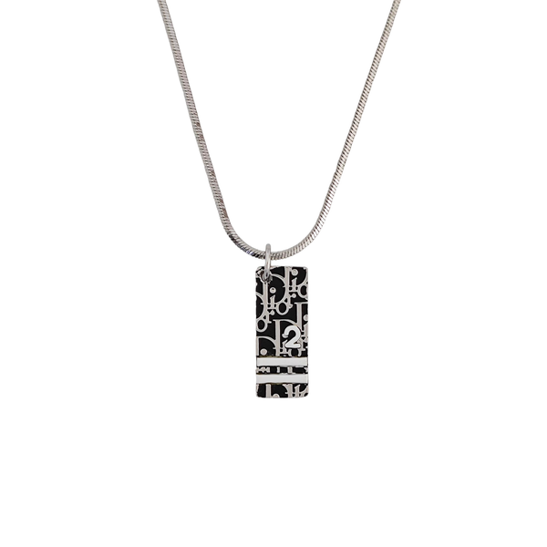 Trotter 2 Metal Silver Necklace