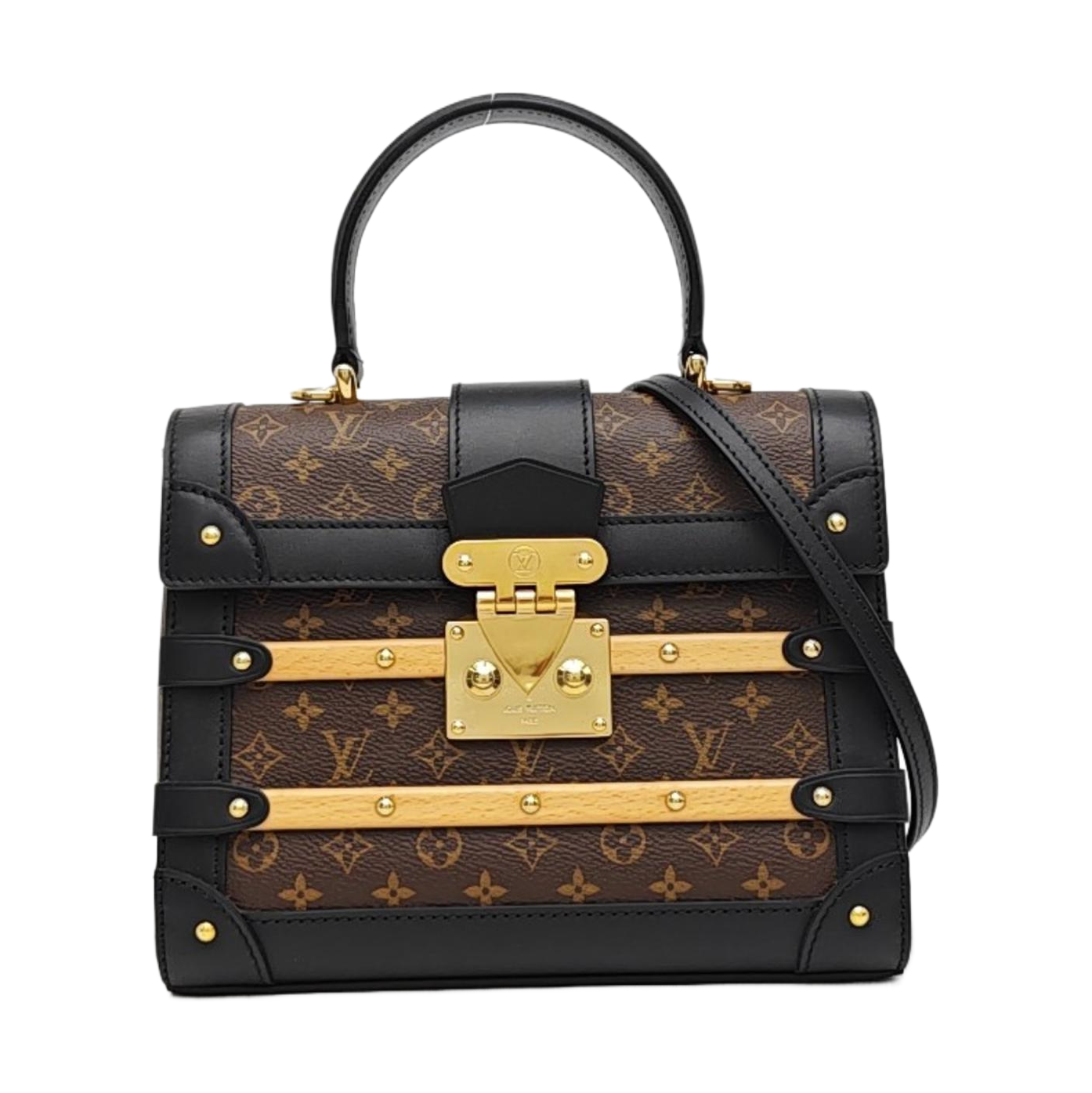 TRIANON PM Monogram Coated Canvas Brown