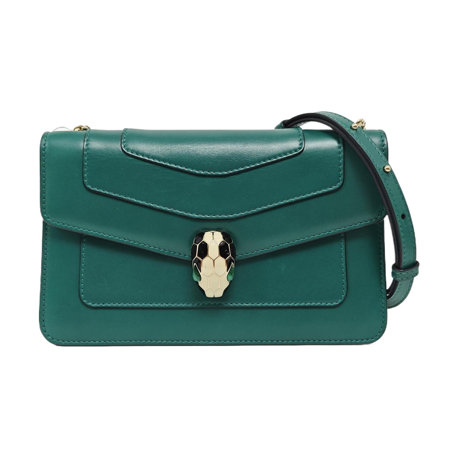 SERPENTI FOREVER Small Calfskin Green