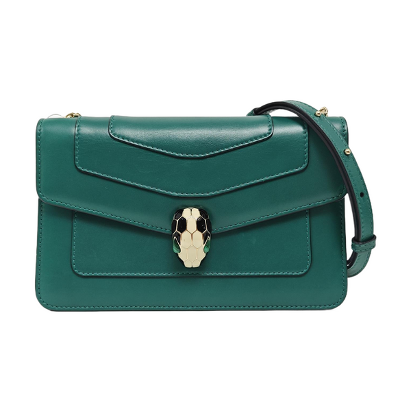 SERPENTI FOREVER Small Calfskin Green