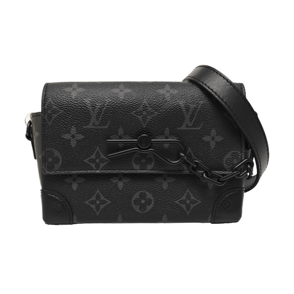 STEAMER Mini Monogram Coated Canvas Black