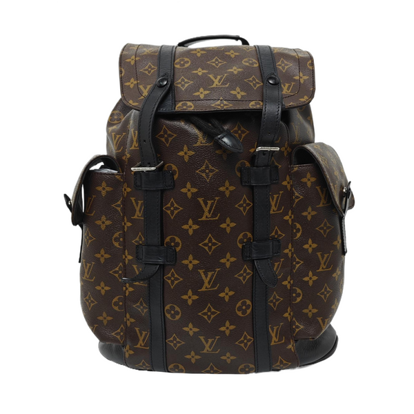 CHRISTOPHER MM Monogram Coated Canvas Brown
