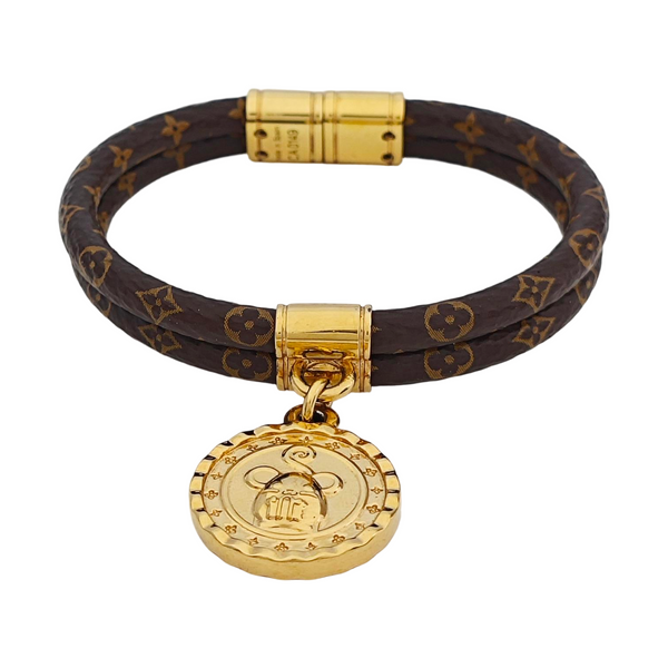 LV RODEO Metal Brown Bangle