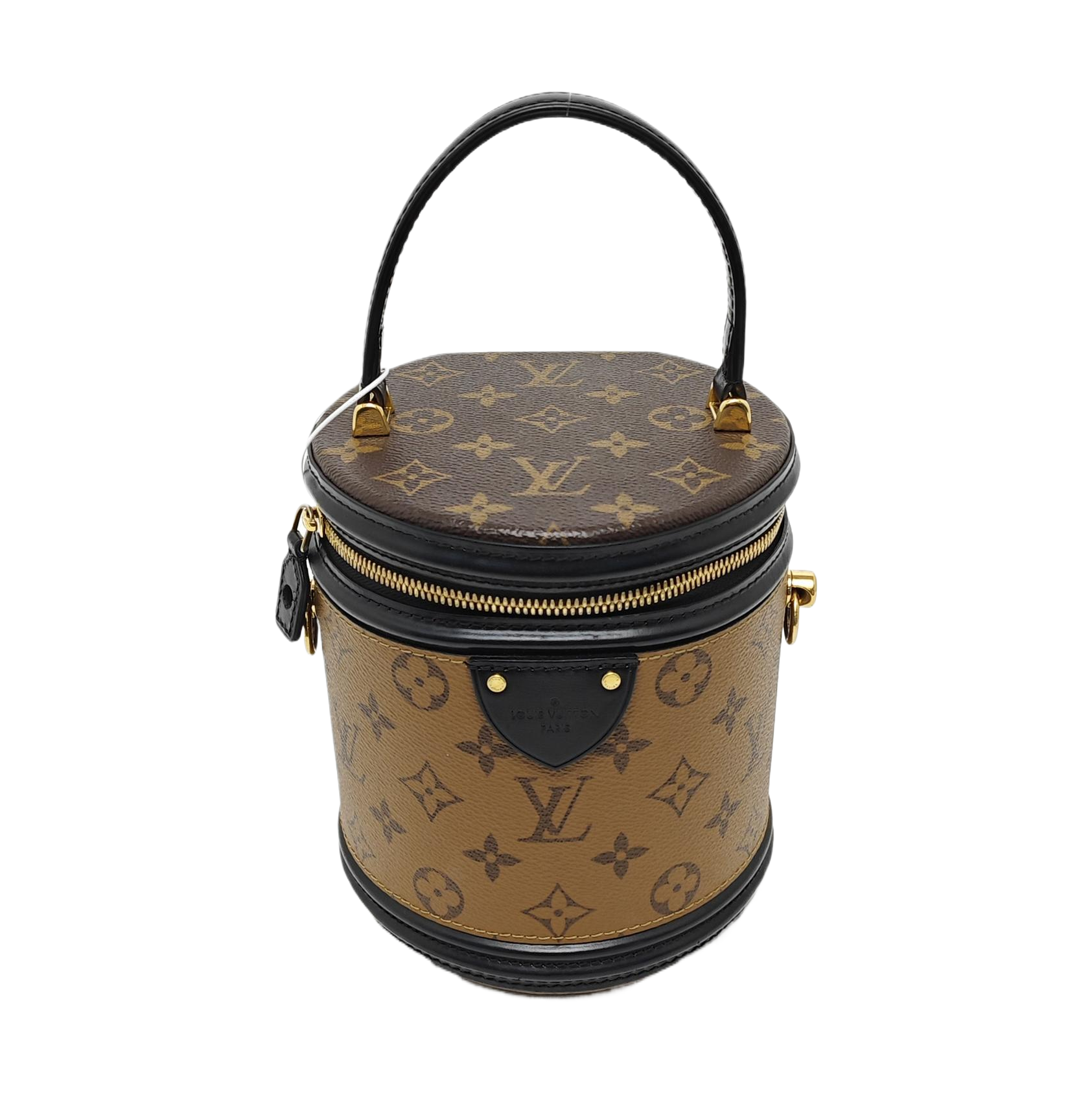 CANNES PM Monogram Coated Canvas Brown
