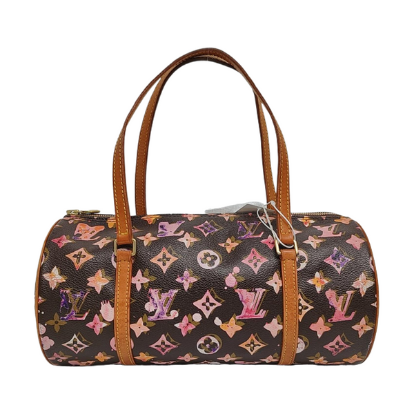 PAPILLON 30 Monogram Coated Canvas Brown