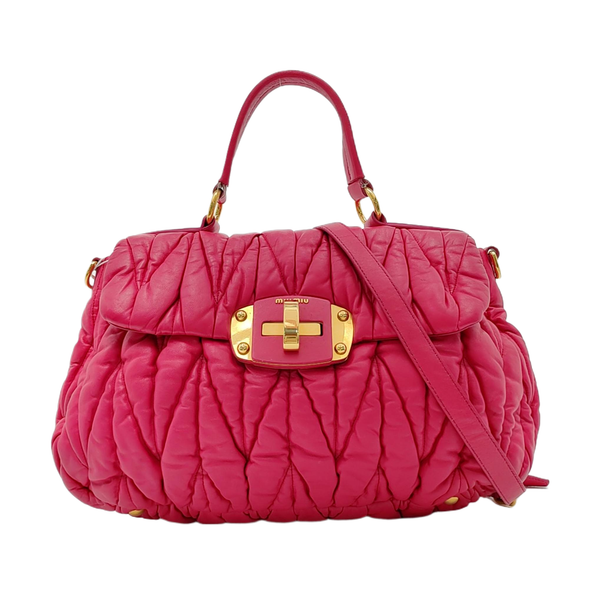 Quilted Lambskin Red