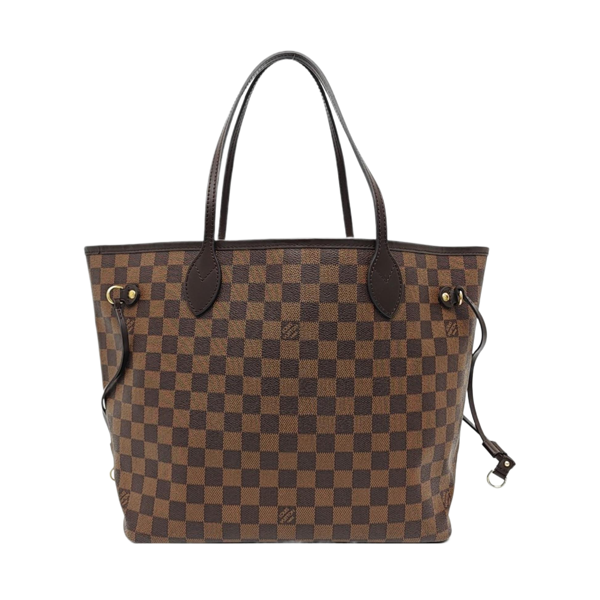 NEVERFULL MM Damier Ebene Coated Canvas Brown