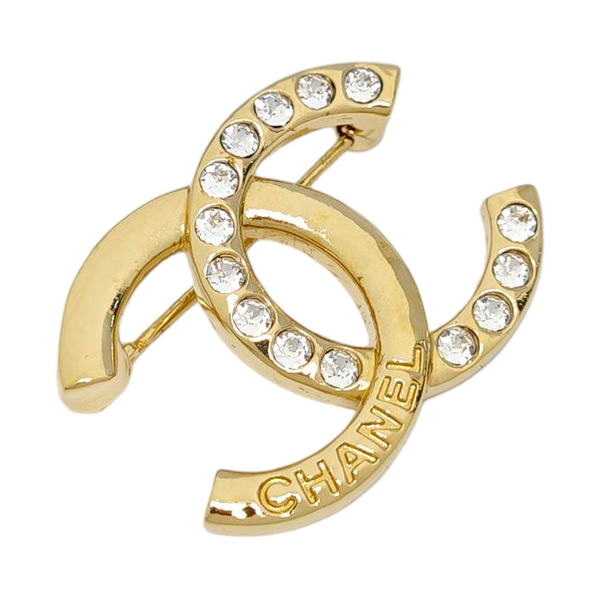 Metal Gold Brooch