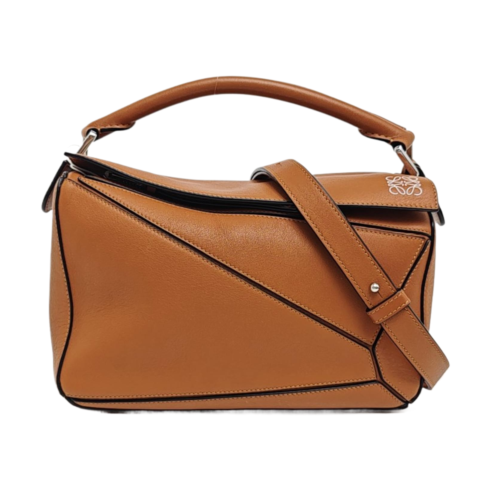 Puzzle Small Calfskin Brown