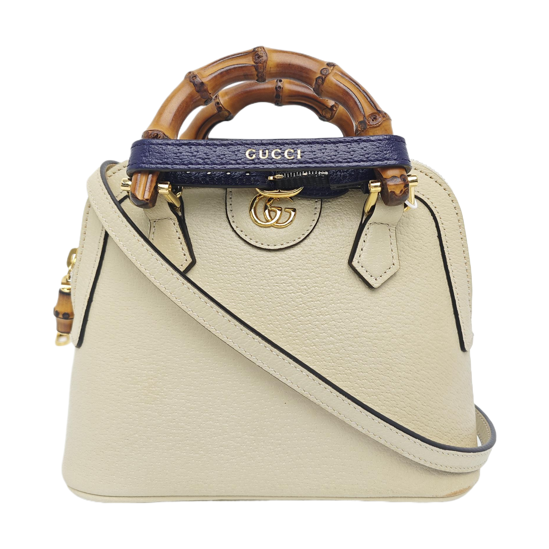 Diana Mini Calfskin White
