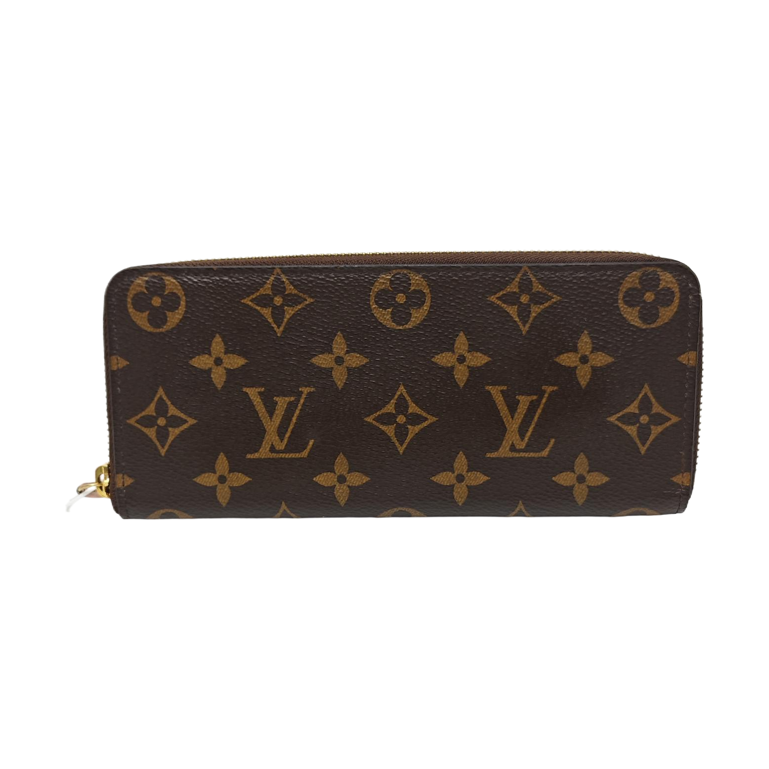 CLÉMENCE Monogram Coated Canvas Brown Wallet