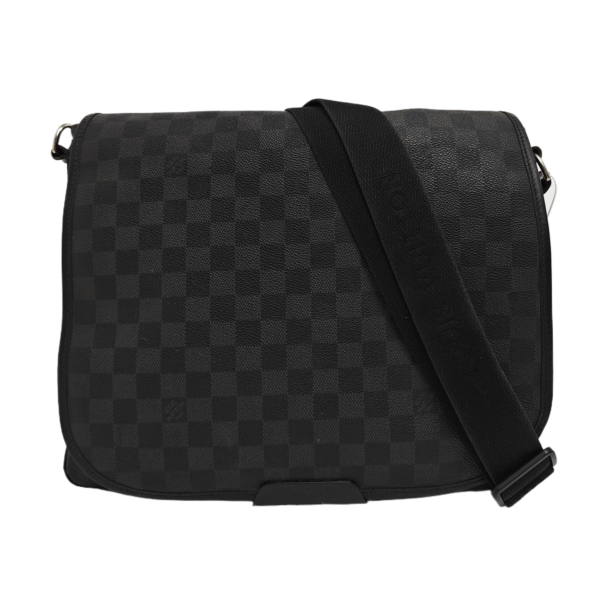 DANIEL MM Damier Graphite Coated Canvas Gray