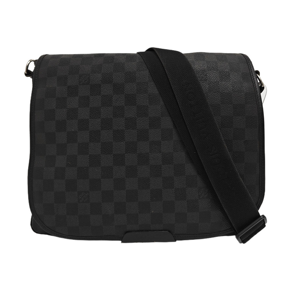 DANIEL MM Damier Graphite Coated Canvas Gray