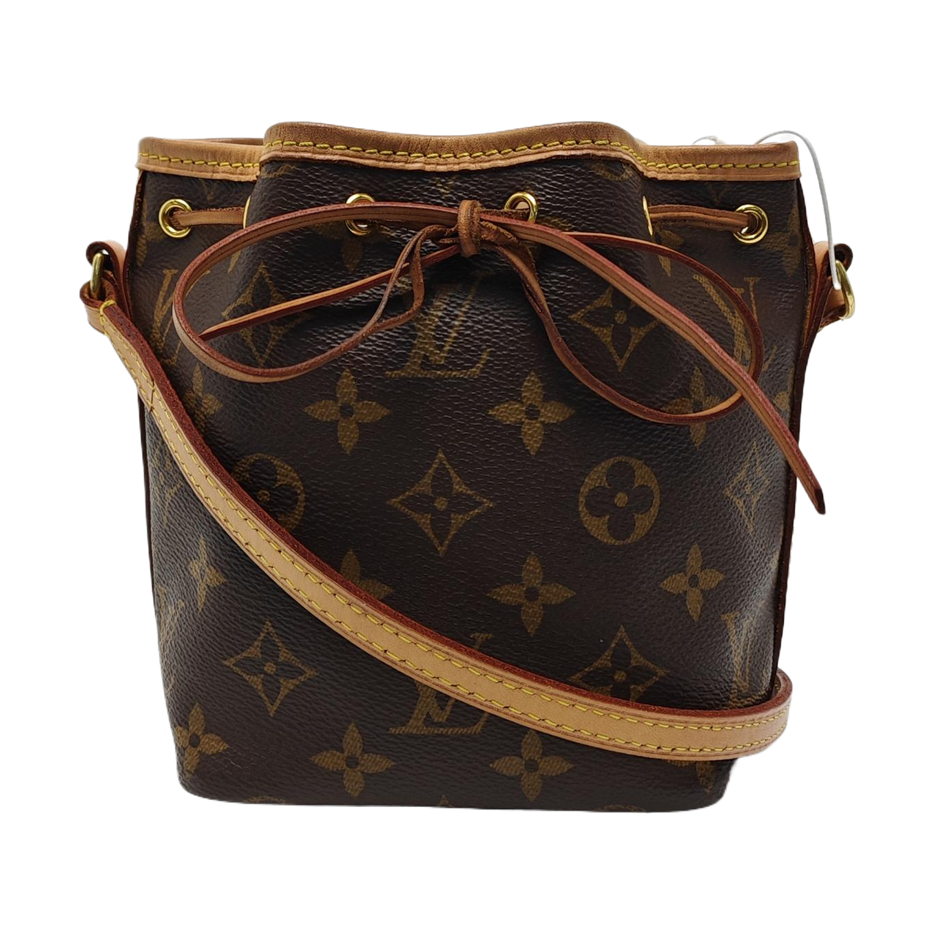 NÉONOÉ Nano Monogram Coated Canvas Brown