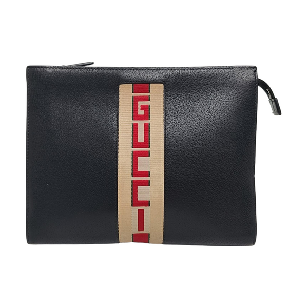 Calfskin Clutch Black