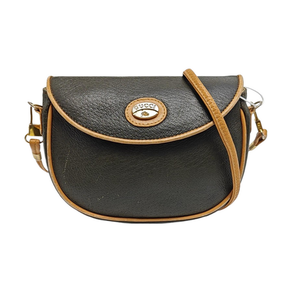 Calfskin Crossbody Bag Brown