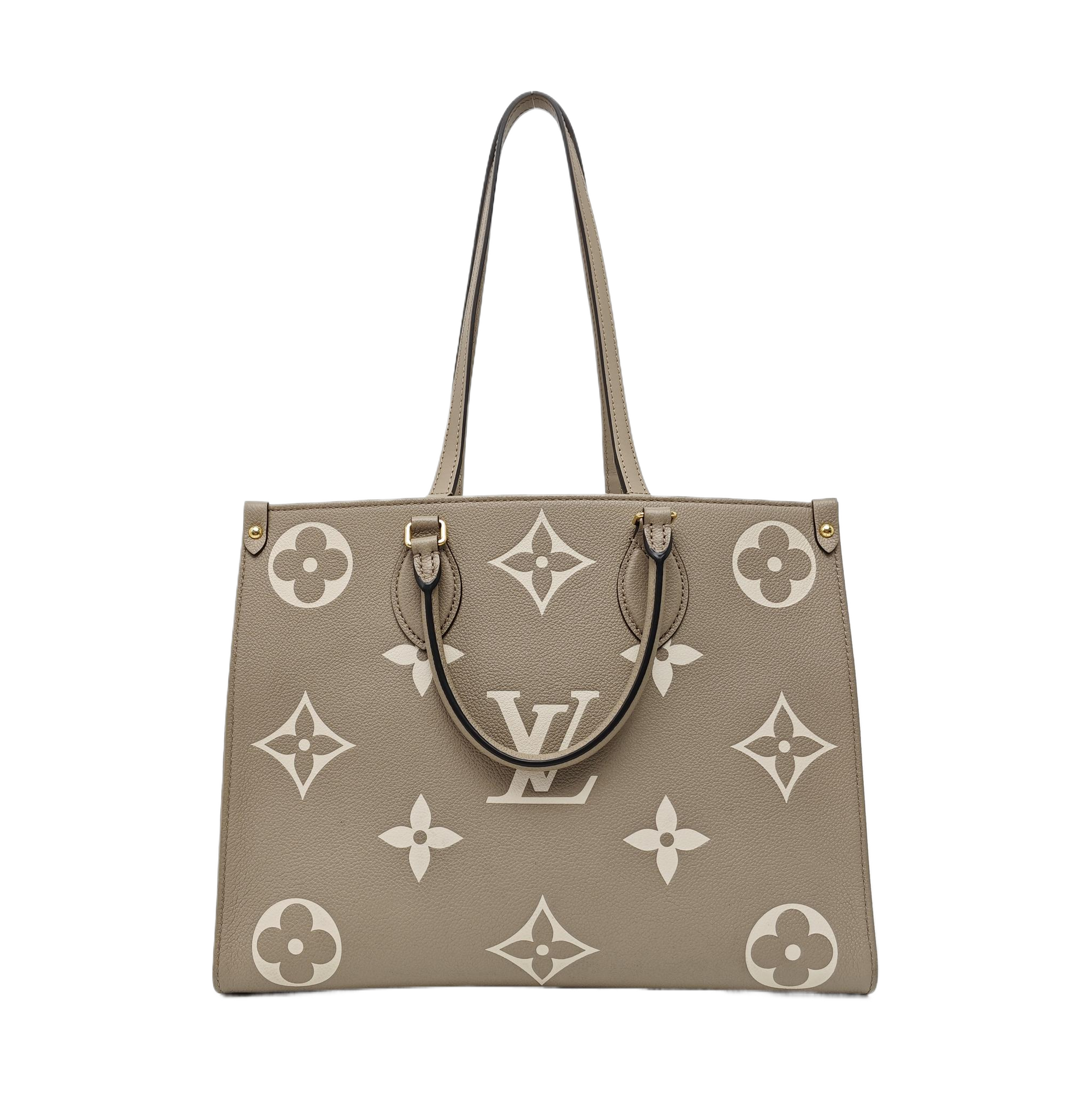 ONTHEGO MM Monogram Calfskin Gray