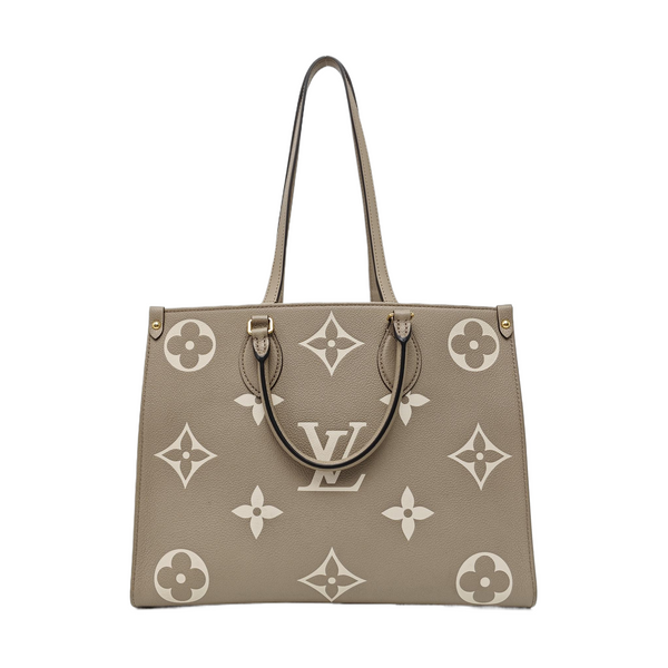 ONTHEGO MM Monogram Calfskin Gray