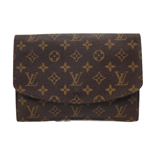 POCHETTE RABAT Monogram Coated Canvas Brown
