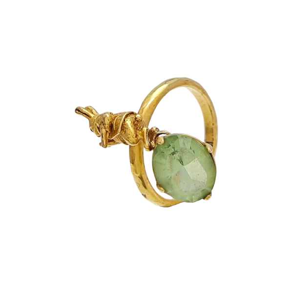 Metal Gold Ring EU 51