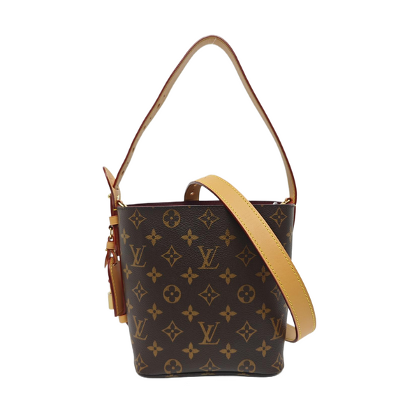 ALL IN Monogram Coated Canvas Brown