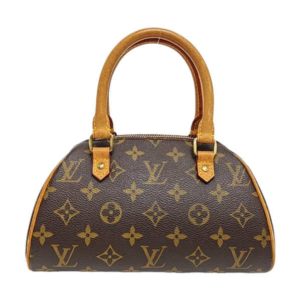 RIBERA Monogram Coated Canvas Brown