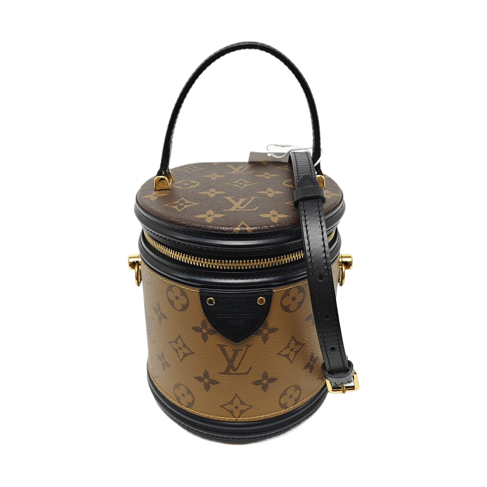 CANNES PM Monogram Coated Canvas Brown
