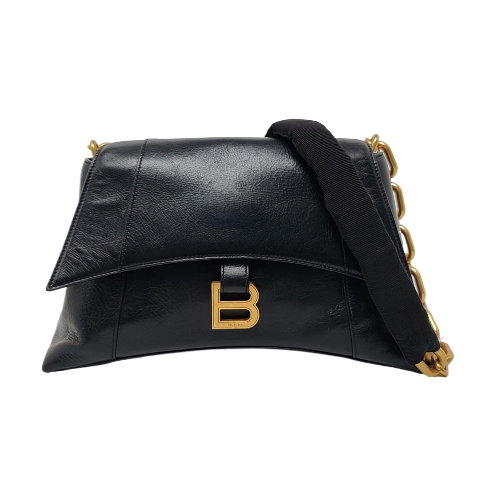 Downtown Small Calfskin Black