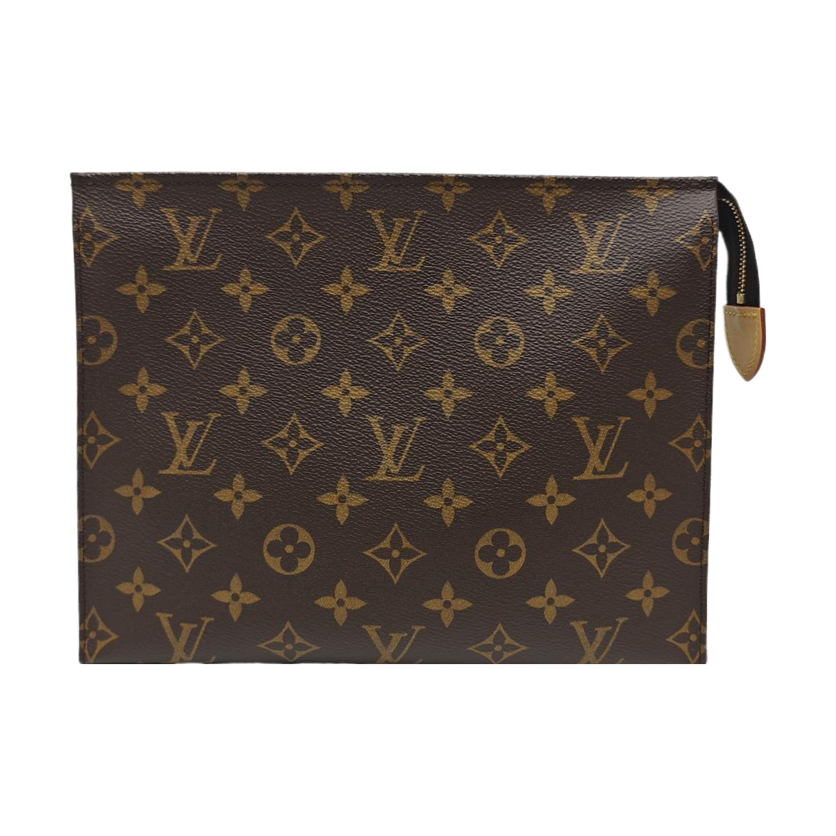 TOILET POCKET 26 Monogram Coated Canvas Brown