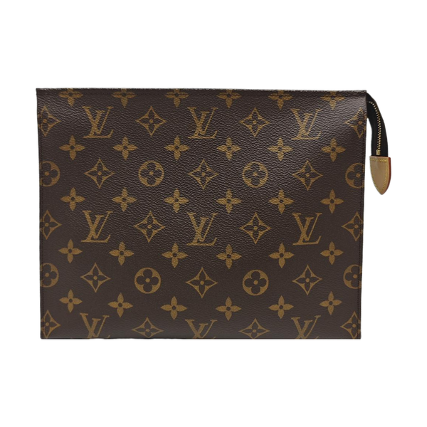 TOILET POCKET 26 Monogram Coated Canvas Brown