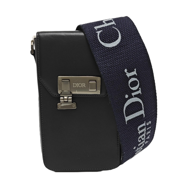 Lock Calfskin Black