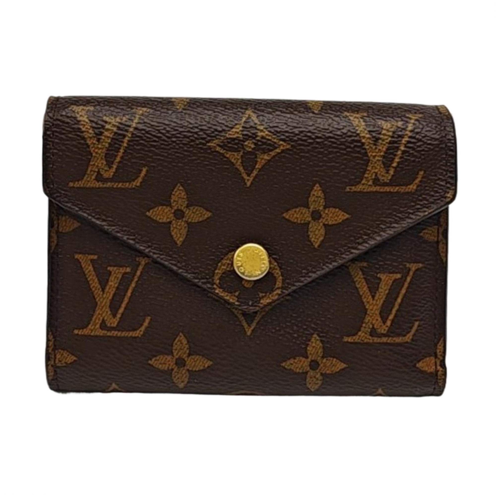 VICTORINE Monogram Coated Canvas Brown Wallet