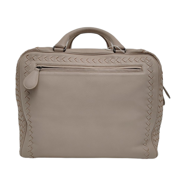 Calfskin Top Handle Bag Gray